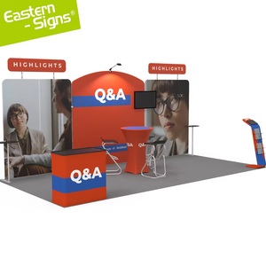 Caja <span class=keywords><strong>de</strong></span> Luz para Exhibición en Ferias Comerciales, 10x20 3x6, Aluminio y Tela, Reutilizable, Ligera, Fácil <span class=keywords><strong>de</strong></span> Montar, Forma Personalizable - Product Image 2