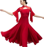 Robe de danse latine moderne pour filles et enfants FLHY0313, robe de danse salsa tango avec franges, tenue de performance de danse latine