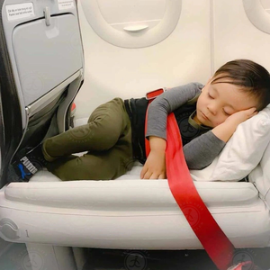 <span class=keywords><strong>Precio</strong></span> de fábrica personalizado conveniente seguro bebé flocado inflable Pvc avión niño avión bebé cama de viaje - Product Image 4