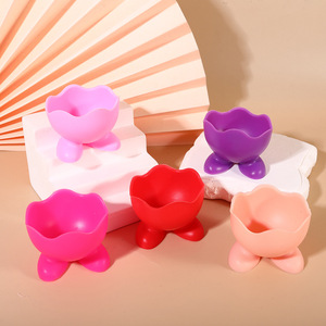 ที่เก็บฟองน้ำแต่งหน้าซิลิโคนพิมพ์ลายโลโก้สีตามสั่งแบบขายส่ง เป็นมิตรกับสิ่งแวดล้อม ขนาดเล็ก ใช้เก็บฟองน้ำไข่แต่งหน้า สะอาดถูกสุขอนามัย อุปกรณ์แต่งหน้า - Product Image 6