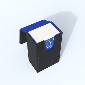 Caja de Cartas del Tarot con Cierre Magnético Interior Azul Premium, Estuche para Cartas del Tarot Negro, Compatible con Cartas del Tarot Estándar y Mazo de Cartas - Product Image 1