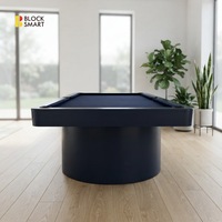 Table de billard sur mesure 8ft 9ft, table de billard de luxe design, bois massif, surface en cuir, professionnelle, commerciale
