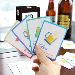 Jeu de cartes à boire amusant avec boîte et insert en éponge, services d'impression personnalisés, fête pour adultes contre défi ou <span class=keywords><strong>vérité</strong></span> - Product Image 2
