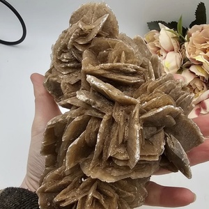 Espécimen de Piedra de Rosa del Desierto Natural, Hermosa Muestra Mineral de Rosa de Yeso para Colección, Adorno para el Hogar, Venta al por Mayor - Product Image 4