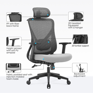 Phật sơn bán nóng bán buôn điều hành thoải mái ghế văn phòng bàn văn phòng và Ghế bộ đồ nội thất văn phòng cadeira de escritorio - Product Image 4