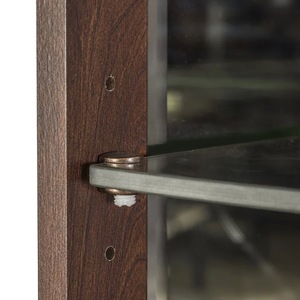 Meuble <span class=keywords><strong>bar</strong></span>, mobilier <span class=keywords><strong>de</strong></span> maison, verre, <span class=keywords><strong>bois</strong></span>, <span class=keywords><strong>comptoir</strong></span> moderne avec étagère d'angle, <span class=keywords><strong>bois</strong></span>, haut, café, luxe, salon, rangement à vin - Product Image 5