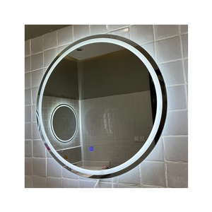 Wholesale Bathroom Touch Screen Anti-fog LED <b>Lighted</b> Make <b>up</b> Smart Mirror Glass LED Mirror - Product Image 1