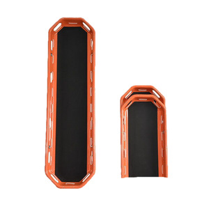 Basket Type Rescue Stretcher Orange ABS Foldable For Helicopter Water Firefighting Boat Use - Product Image 1