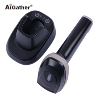 Escáner de Código de Barras Personalizable con Función de Modo Inventario, Escáner Portátil de Alta Configuración, Lector de Códigos QR Inalámbrico con Base