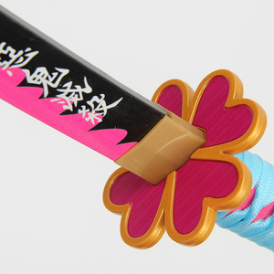 Épée Nichirin de Kanroji <span class=keywords><strong>Mitsuri</strong></span>, <span class=keywords><strong>katana</strong></span> japonaise en bambou - Product Image 4