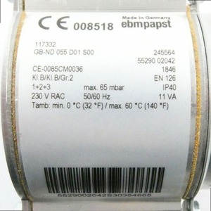 Componente de Aparato de Gas S58685 para Sistema de Calefacción <span class=keywords><strong>Avanta</strong></span> - Product Image 2