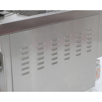 Friteuse à Gaz Professionnelle BaoKang QZL-72A à Double Réservoir pour Restaurant, Modèle Comptoir, Ventes Chaudes 2025