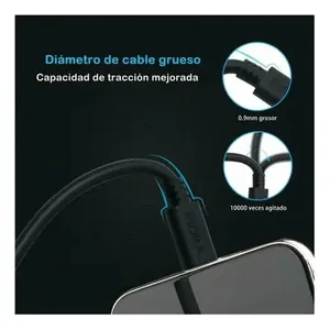 สายชาร์จ USB รุ่น CAB150 แบบ 1 ชั่วโมง รองรับการเชื่อมต่อ USB Input Type-C Output 3A ชาร์จเร็ว ผลิตจากทองแดงแท้ ความยาว 1 เมตร พร้อมกล่อง สำหรับพาวเวอร์แบงค์และคอมพิวเตอร์ - Product Image 3