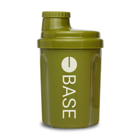 Bouteille d'eau en plastique sans BPA, écologique, 300 ml, bouteille de shaker pour protéines de sport en PP, gobelet de mélange de poudre sportive en plastique 10 oz avec LOGO