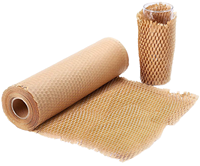 Papier d'emballage pour bouquet de fleurs de luxe, papier kraft nid d'abeille avec impression pour l'emballage de cadeaux