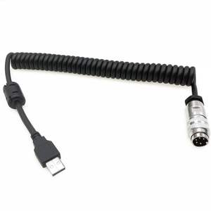 Câble spiralé USB 680 Ciled avec connecteur M16 pour utilisation en hauteur, 450-750V, cuivre sans oxygène - Product Image 3