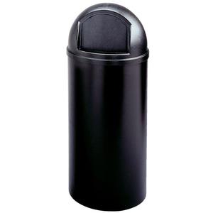 Cestino per Rifiuti Marshal 95 L Nero con Coperchio a Battente per Uso Interno ed Esterno - Product Image 1