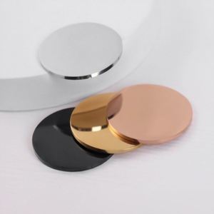 Disques ronds vierges en acier inoxydable poli de 30 mm, sans trou, pour gravure personnalisée, breloques pour artisans et pendentifs DIY - Product Image 1
