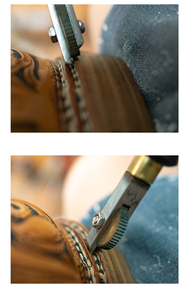 Outil de presse à roulettes pour maroquinerie OEM, pour rainurage, gaufrage et décoration des semelles et talons - Product Image 5