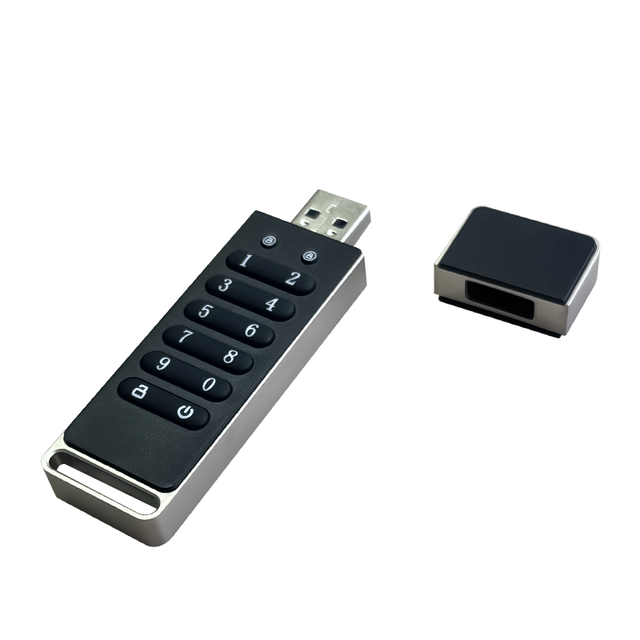 Military-grade Encrypted Usb Flash Drive 3.1 128GB 256GB Flash Drive Stick AES256 Bit Password Memory Stick for Windows Mac