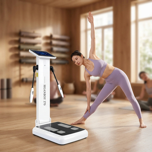 HOANBOY370 - Medidor de Datos Corporales para <span class=keywords><strong>Fitness</strong></span> Comercial, Máquina de Prueba de Grasa Corporal y Peso, Ideal para Gimnasios y Estudios de Pilates - Product Image 4