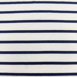 Tela de Punto Elástica con Rayas Horizontales Teñidas en Hilo T/R/SPX para Camisetas, Blusas y Vestidos Casuales de Mujer - Product Image 2