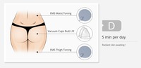 Appareil de Thérapie par Aspiration 3-en-1 Original : Massage Musculaire par Aspiration, Ventouses, Lifting des Seins, Extraction des Points Noirs, Détoxification Corporelle Complète, Anti-Cellulite