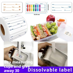 Cốc đong silicon thân thiện với môi trường, có thể tái sử dụng, không dính, linh hoạt, có thể bóp, đổ, nhãn có thể tan - Product Image 6