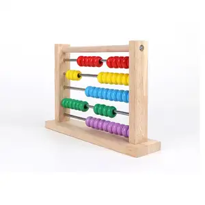 Alta qualidade matemática educacional contando brinquedos madeira contas ábaco para crianças