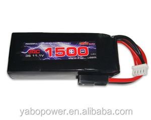11<strong>.</strong>1 V 30C 3 S 1500 mAh LiPo Battery for airsoft gun/RC/hobby model - Product Image 2