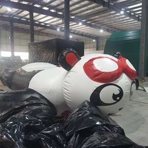 Bote Inflable Giratorio con Forma de <span class=keywords><strong>Panda</strong></span> para Discoteca Acuática, Remolcable, para Complejos Turísticos, Alquileres y Deportes Acuáticos - Product Image 2