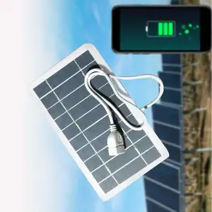 공장 미니 휴대용 방수 내구성 3 w 단일 결정 태양 전지 패널 태양 전지 패널 가정용 태양 전지 테이블 팬