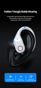 Écouteurs YW02 <span class=keywords><strong>HiFi</strong></span> Stéréo Sans Fil avec Réduction de Bruit, Crochets d'Oreille, Intra-auriculaires, pour Gaming avec Affichage LED - Product Image 6