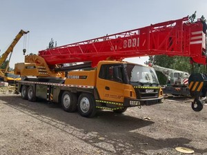 Grue mobile tout-terrain Sany STC800 d'occasion de haute qualité et en bon état, 80 tonnes, avec moteur, boîte de vitesses et moteur électrique pour travaux de construction - Product Image 3