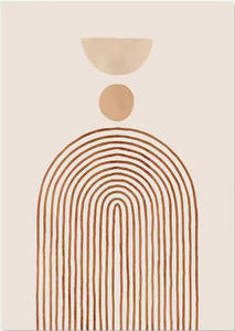 Arte Mural Abstracto Boho Personalizado, Lienzo con Líneas de Coral, Impresión en Lienzo Beige <span class=keywords><strong>Matisse</strong></span> - Póster de Pintura Mural para el Hogar - Product Image 6