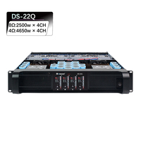Chine 20000 watts 4 canaux ampli prix ampli stéréo DS-22Q 4 canaux classe td ampli plus grand meilleur condensateur amplificateur de puissance
