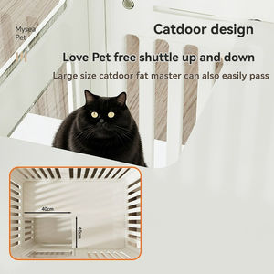 <span class=keywords><strong>2025</strong></span> nouveau Design HDPE <span class=keywords><strong>Cage</strong></span> pour animaux de compagnie 4 roues Base pliable plateau intérieur extérieur chien chat - Product Image 4