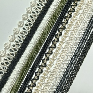Venta al por mayor colorido ciempiés tela de espiga trenza <span class=keywords><strong>Gimp</strong></span> cinta de ajuste de encaje para ropa cortina DIY accesorios de costura - Product Image 5