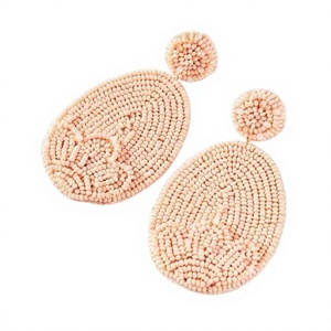 Pendientes Colgantes de Gallo con Cuentas, Diseño Étnico de Moda, Patrón Animal Rojo y Azul, Elegantes, de Aleación de Zinc y Resina, Joyería de Moda Unisex - Product Image 5