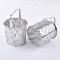 Fût filtrant perforé en acier inoxydable 304 316L sur mesure pour la fermentation et la filtration du vin
