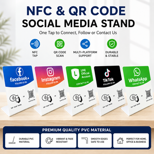 Support de table RFID pour affichage de menu, vente en gros, support d'affichage NFC pour table, panneau indicatif avec lecture de code QR - Product Image 2