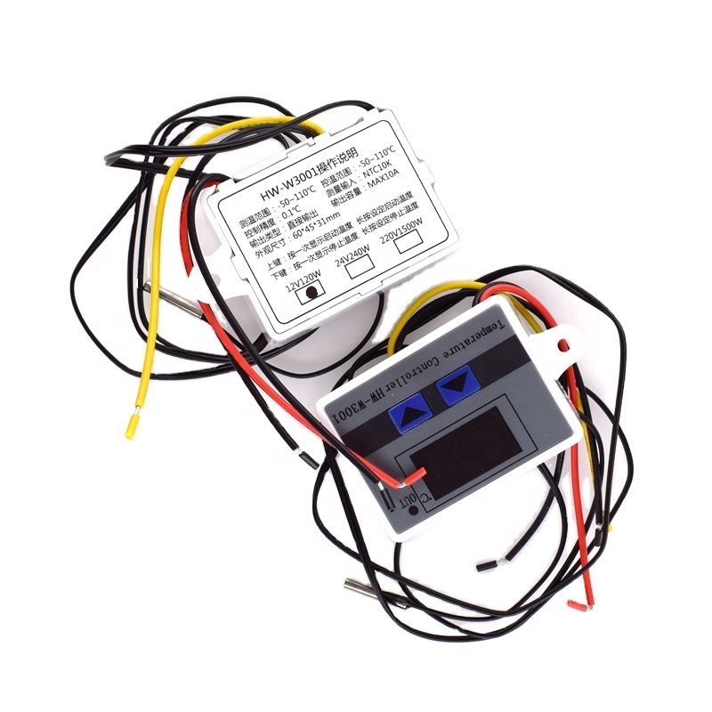 HW-735A 12V Цифровой Термостат Температурный переключатель инкубационный нагревательный термостат W3001