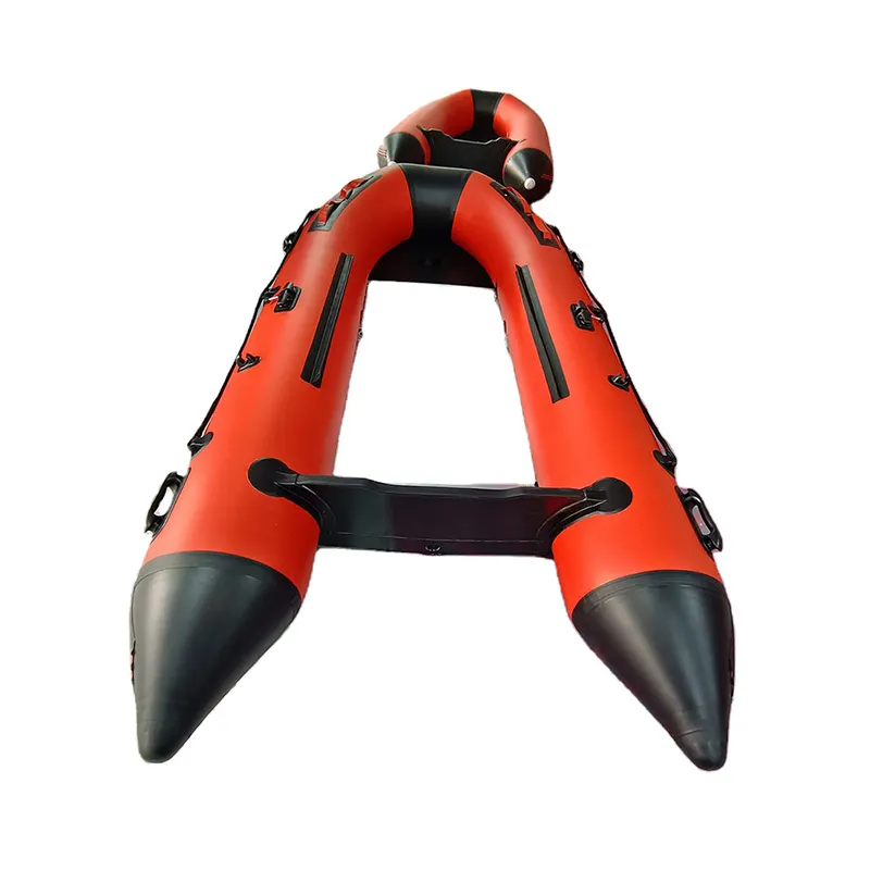 PVC Drop Stitch Inflatable Kayak Boat Fishing Boat Inflatable Kayak 8 Person Inflatable Pontoon Boat with Aluminum Oars Inflator