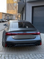 Diffuseur arrière en fibre de carbone sèche style AB pour Audi RS6 C8, kit carrosserie aérodynamique Performance, modification