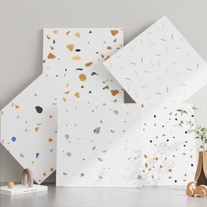 Piastrelle <span class=keywords><strong>per</strong></span> <span class=keywords><strong>Pavimenti</strong></span> in Ceramica Colorata Stile Nordico Moderno, Effetto Terrazzo Opaco 600x600, <span class=keywords><strong>Antiscivolo</strong></span> <span class=keywords><strong>per</strong></span> Bagno, Balcone, Cucina - Product Image 1