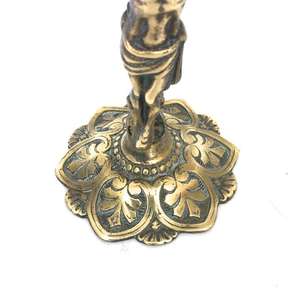 Crucifijo de Latón Macizo Vintage, Cruz de Altar de Iglesia Independiente, Regalo de Navidad, Material Metálico - Product Image 3