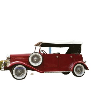 Electric Sightseeing <b>Bus</b> with Canopy Comfortable Vintage Leisure Travel 4Wheels Customized Color - Product Image 5