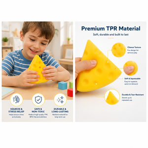 Jouet anti-stress en TPR de haute qualité, forme de triangle, pour enfants - Product Image 3