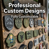 Patch en PVC souple personnalisé, accessoire de vêtement en caoutchouc, patch logo rond personnalisable avec votre propre design, badges en relief, vente en gros