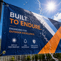 Pancarta de Malla de PVC Personalizada OEM de Fábrica, Impresión Publicitaria de Gran Formato para Exteriores, Resistente a los Rayos UV, Impermeable, para Cercas, EE. UU., Reino Unido, Europa